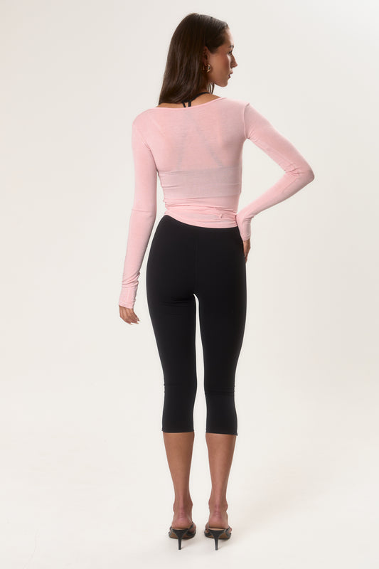 High-Waist Capri Leggings
