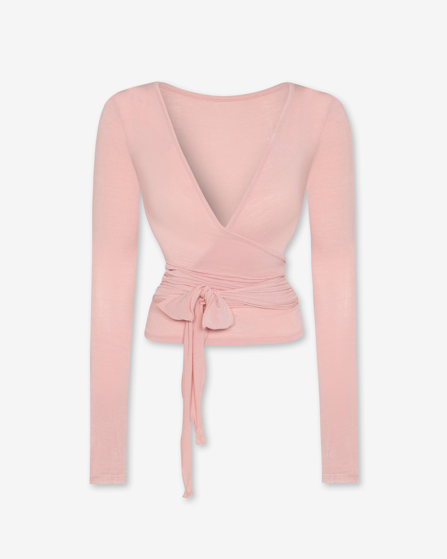 Soft Ballerina Wrap Top in Pink