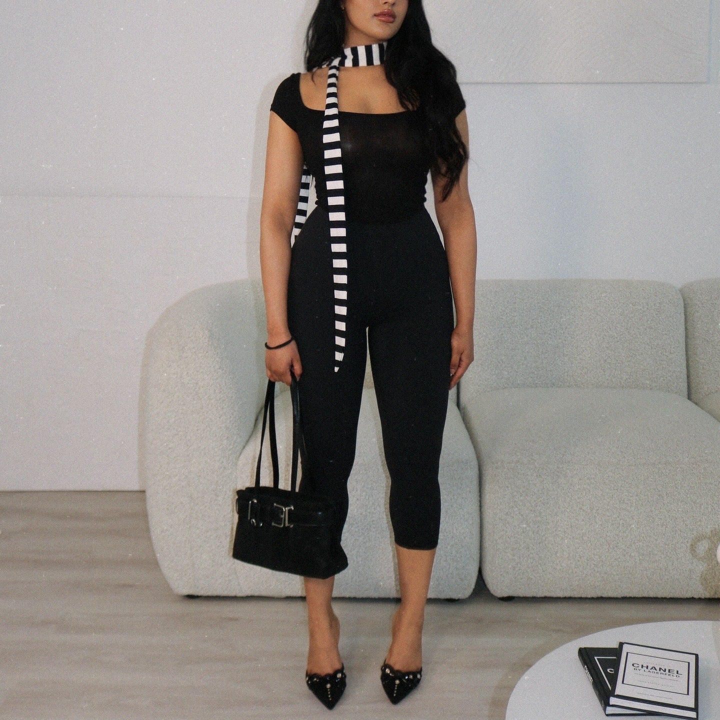 High-Waist Capri Leggings