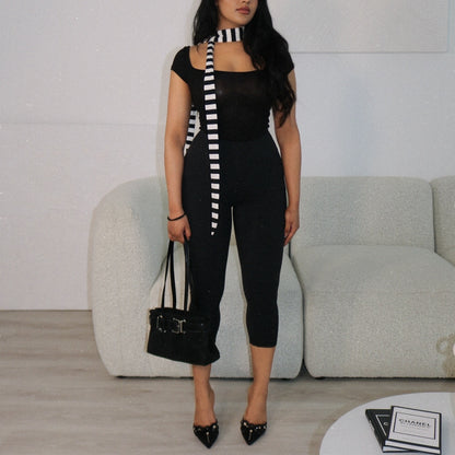 High-Waist Capri Leggings