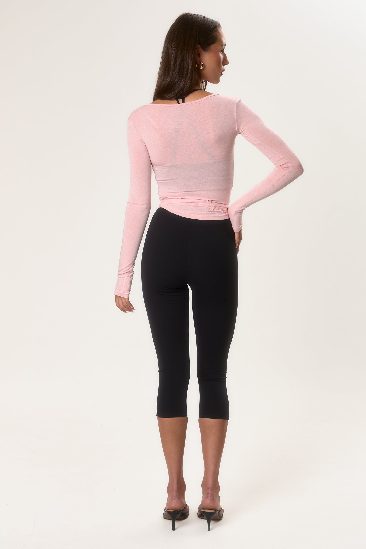 High-Waist Capri Leggings