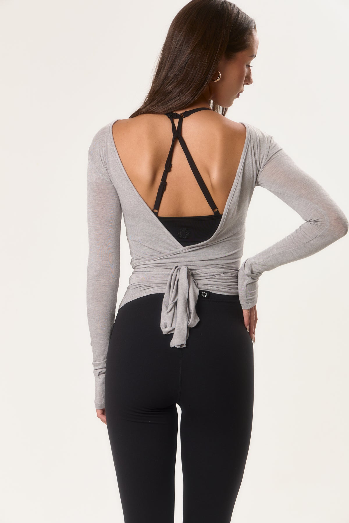 Sheer Ballerina Wrap Top