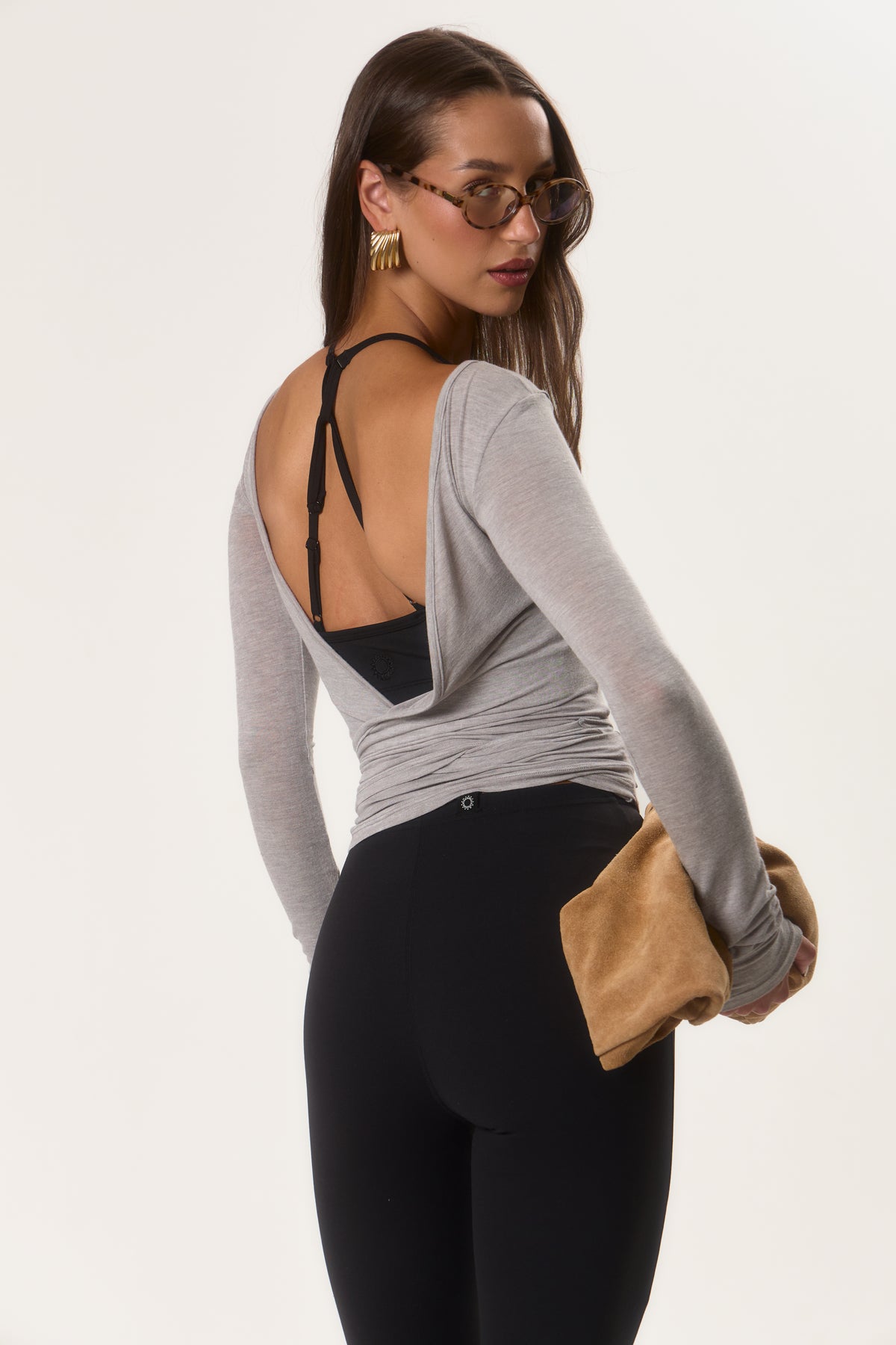 Sheer Ballerina Wrap Top