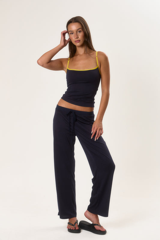 Ultra Light Weight Low Rise Straight Leg Trouser