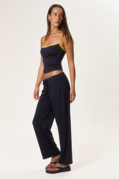 Ultra Light Weight Low Rise Straight Leg Trouser