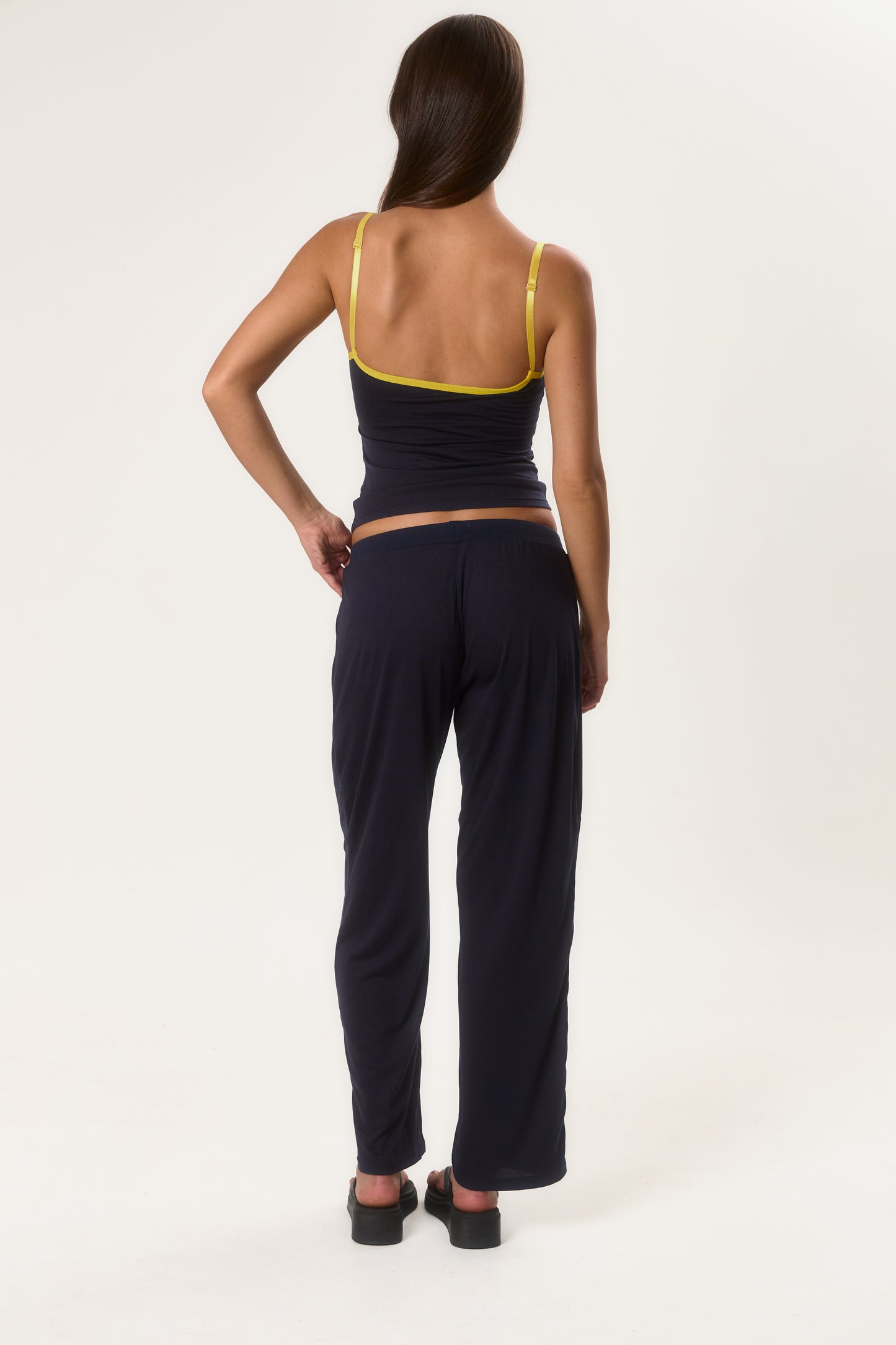 Ultra Light Weight Low Rise Straight Leg Trouser
