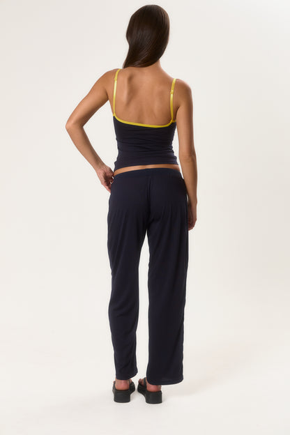 Ultra Light Weight Low Rise Straight Leg Trouser
