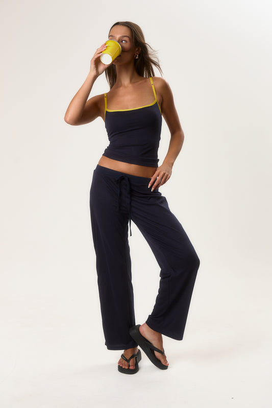 Ultra Light Weight Low Rise Straight Leg Trouser